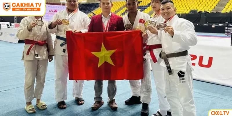 Đội tuyển Jujitsu Việt Nam giành 11 HCV tại Giải vô địch châu Á 2025
